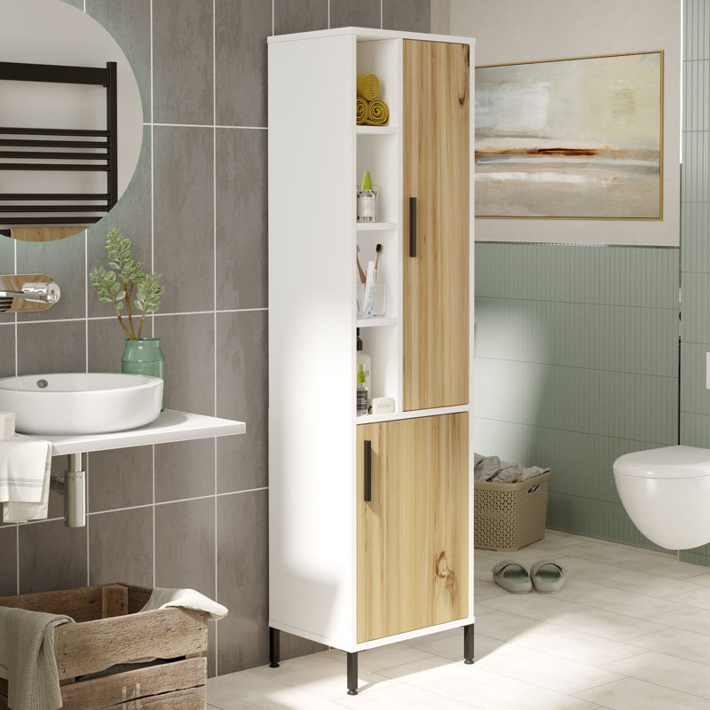 Multi Purpose Cabinet, Blanc / Naturel