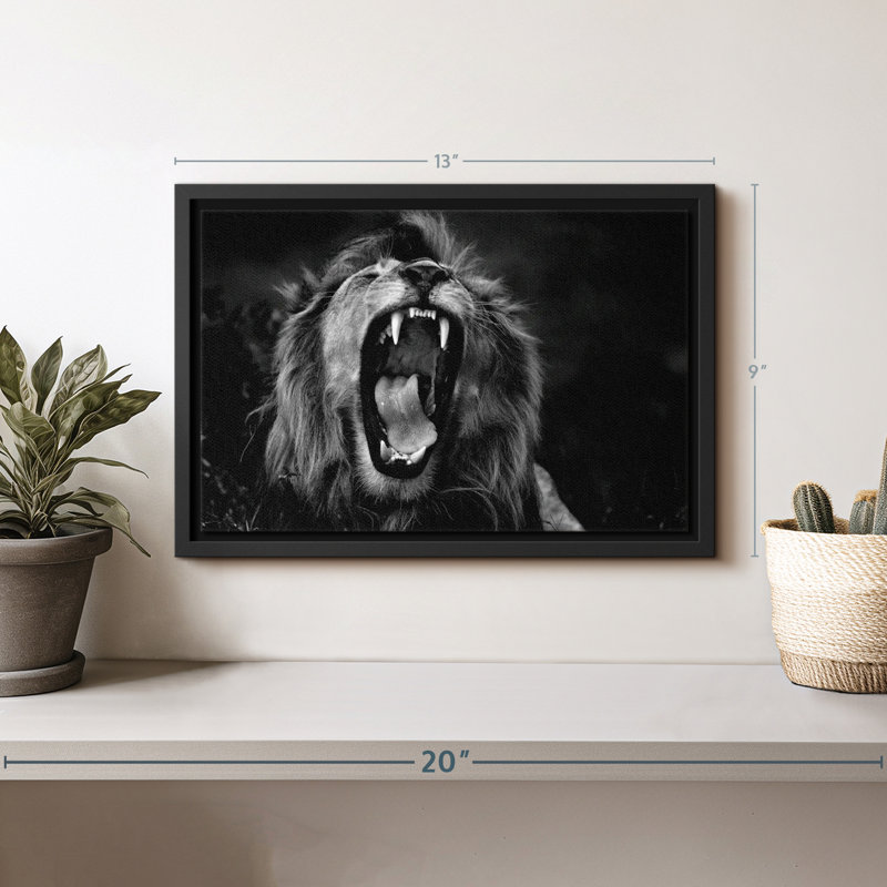 Animal «Wild Sans titre I», art mural, H 9 po x l 13 po