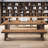 Nut-brown Rectangular Solid Wood desk-548174610