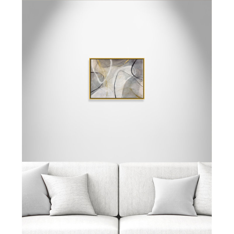 Lucid Shapes - reproduction d'art sur toile, Or, H 18 po x l 24 po x P 2 po