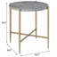 Table de bout ronde ronde
