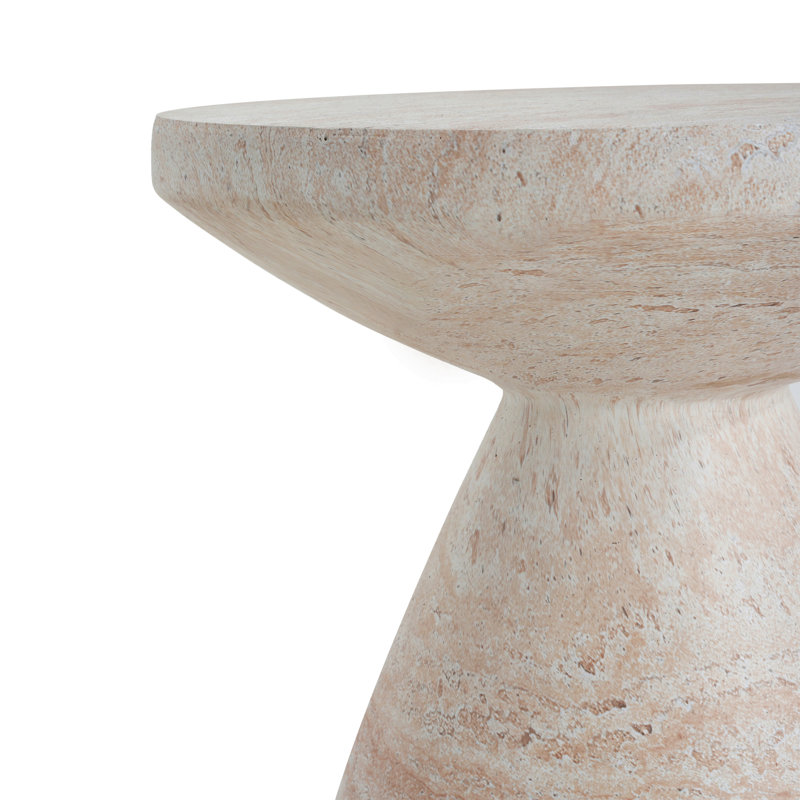 Outdoor/Indoor Lightweight Concrete Side Table