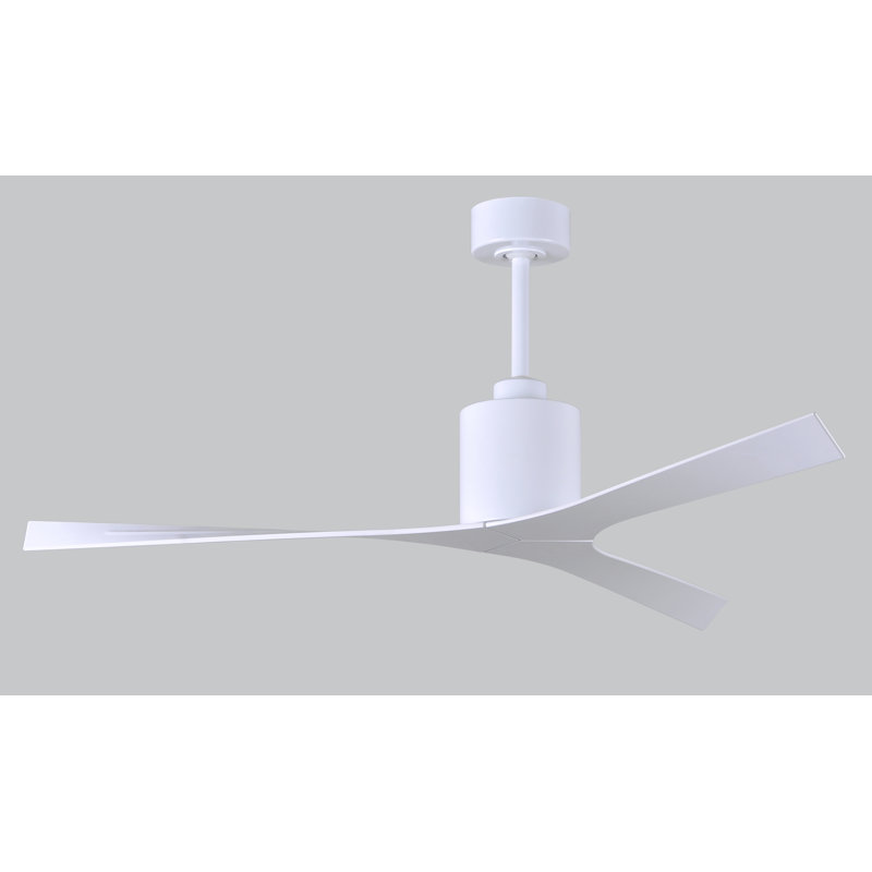 Molly 56" Ceiling Fan, Gloss White, Gloss White