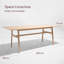 Oscar Beech Solid Wood Dining Table