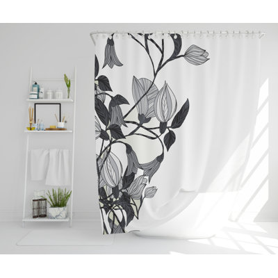 Caren Polyester Shower Curtain Set