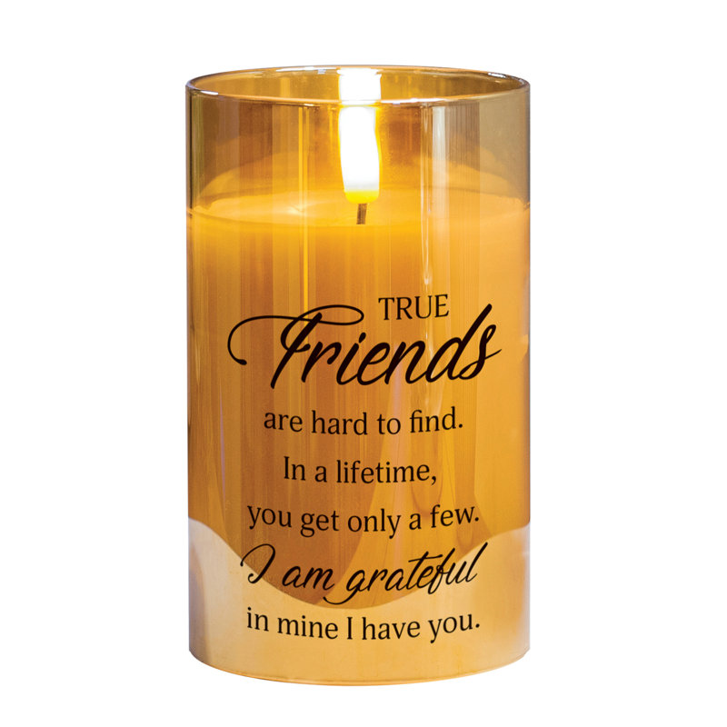 Bougie à DEL True Friends Are