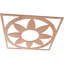Médaillon de plafond en bois Blume-63412061-63412073