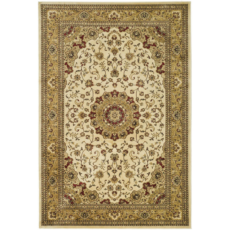 Tapis en viscose Randalholme, Forme rectangulaire : 2 pi 3 po x 3 pi 6 po