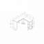 Bureau d'ordinateur en L Home Office-1158373237