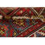 Tapis de couloir antiquité à teinture végétale pré-1900 Kazak