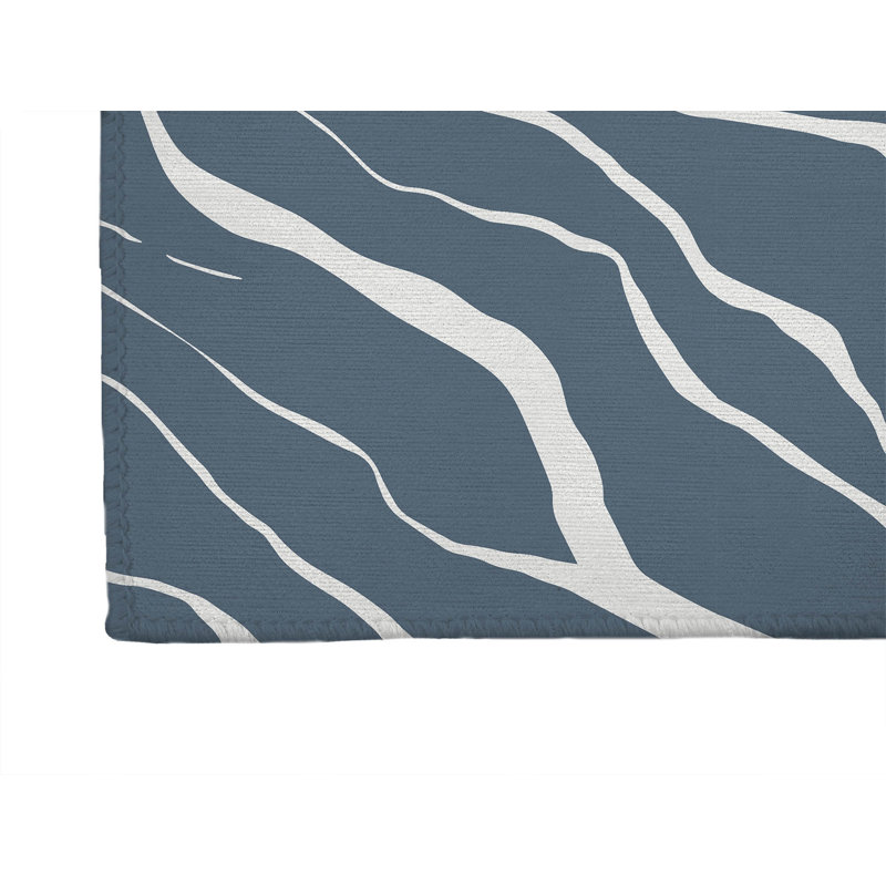 Tapis d'extérieur antidérapant Lush Cracks, Tapis de couloir 2 pi 6 po x 8 pi