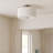 Pelayo Fabric Semi Flush Mount-169173992-169173997