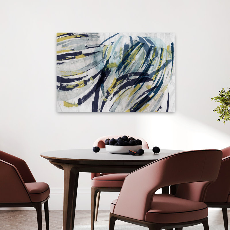Art contemporain contemporain abstrait, H 24 po x l 36 po