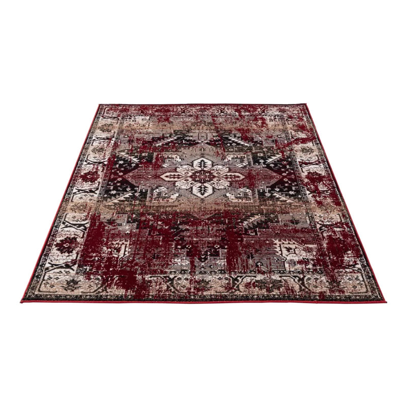 Vintage Look Area Rug, Runner 80 x 300 cm, Biege