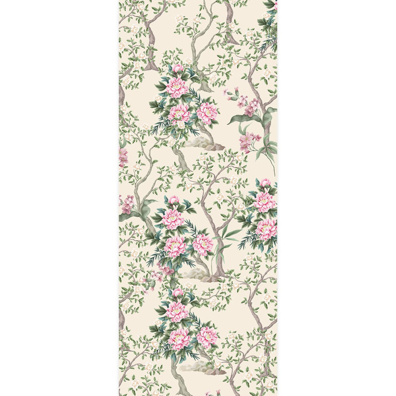 Bordure florale pelez et collez, L 120 po x l 48 po