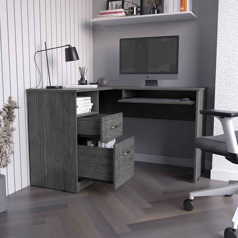 Bureau en L Bureau en L, Gris