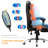 Nola Ergonomic Heated Massage Executive Chair-1319793968