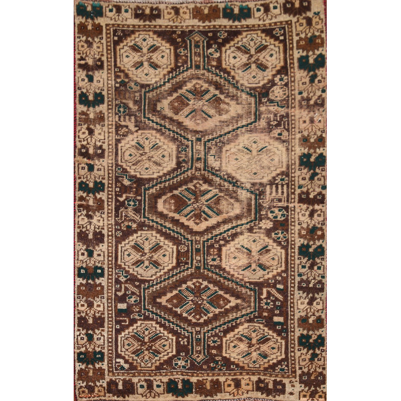 Tapis tribal antique pré-1900 4 x 6