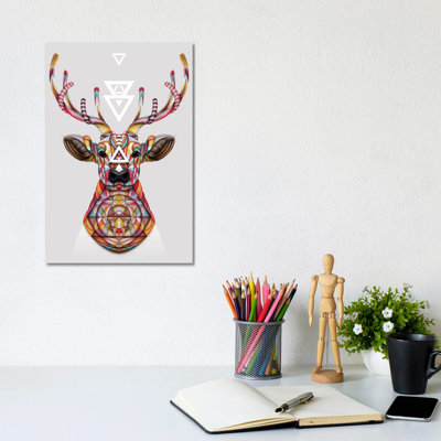 Oh Deer by Giulio Rossi - Wrapped Canvas Print