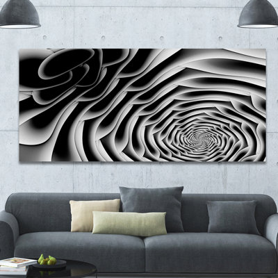 " White Flower Shaped Fractal "