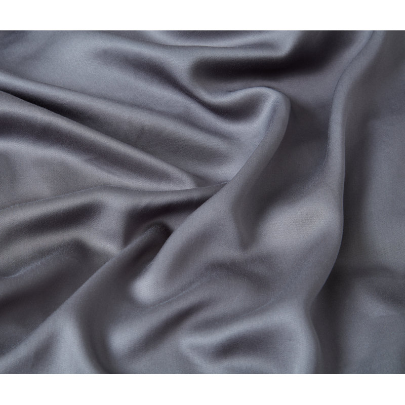 100% Bamboo Bedding Set, Double Duvet Cover + 3 Additional Pieces, Dark Grey