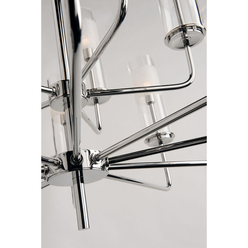 Wentworth 12 - Light Chandelier, Polished Nickel