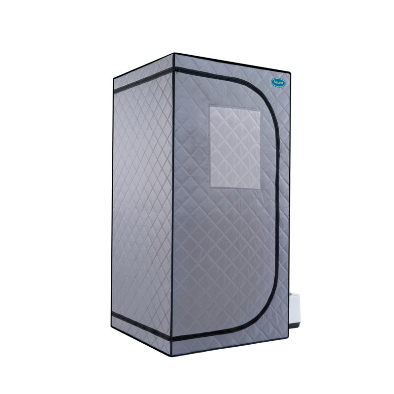 Portable Mini Plus Style Steam Sauna Tent–Personal Home Spa, With Steam Generator, Remote Control, Foldable Chair, PVC Pipes. Easy To Install,Fast Heating, With FCC & UL Certification