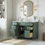 Ensemble de meuble-lavabo 49 po avec lavabo simple et plateau en pierre reconstituée Ausme Lisbon