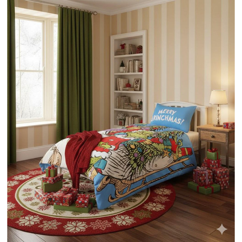 Cotton Blend Solid Colour Duvet Cover Set with Pillowcases Included