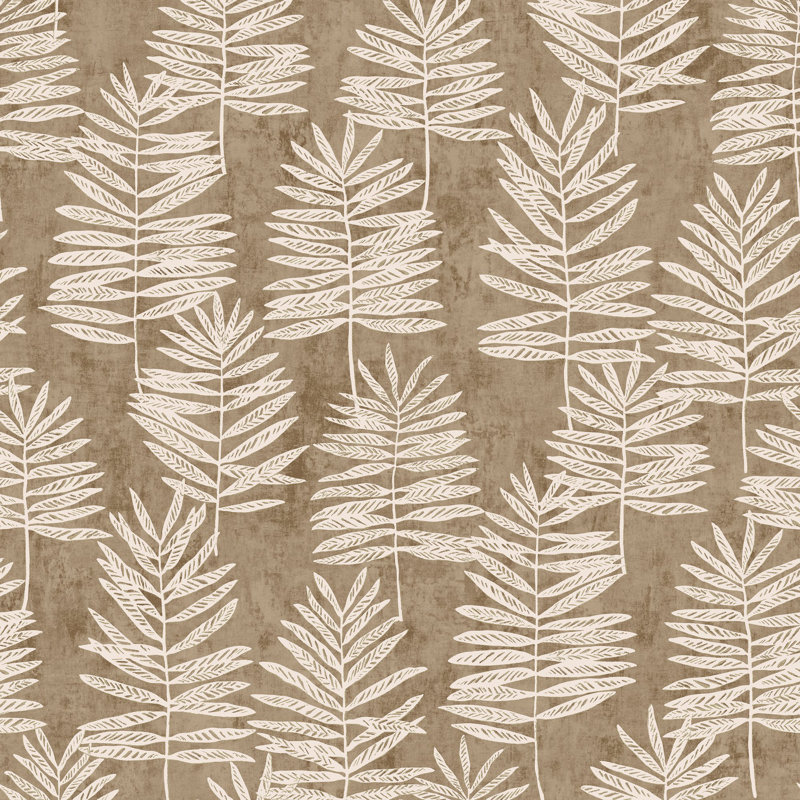 Zen 1000cm x 53cm Wallpaper Roll, Brown