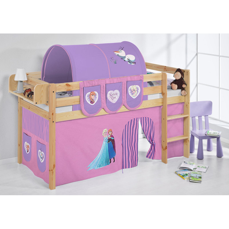 Disney's Frozen Mid Sleepers Themed Beds, Purple, Slatted frame