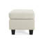 Repose-pieds rembourré, beige