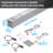 Commercial Grade 100-277V 4' LED Linkable Linear Lights, Dimmable 4600LM 40W, 3CCT-114773761