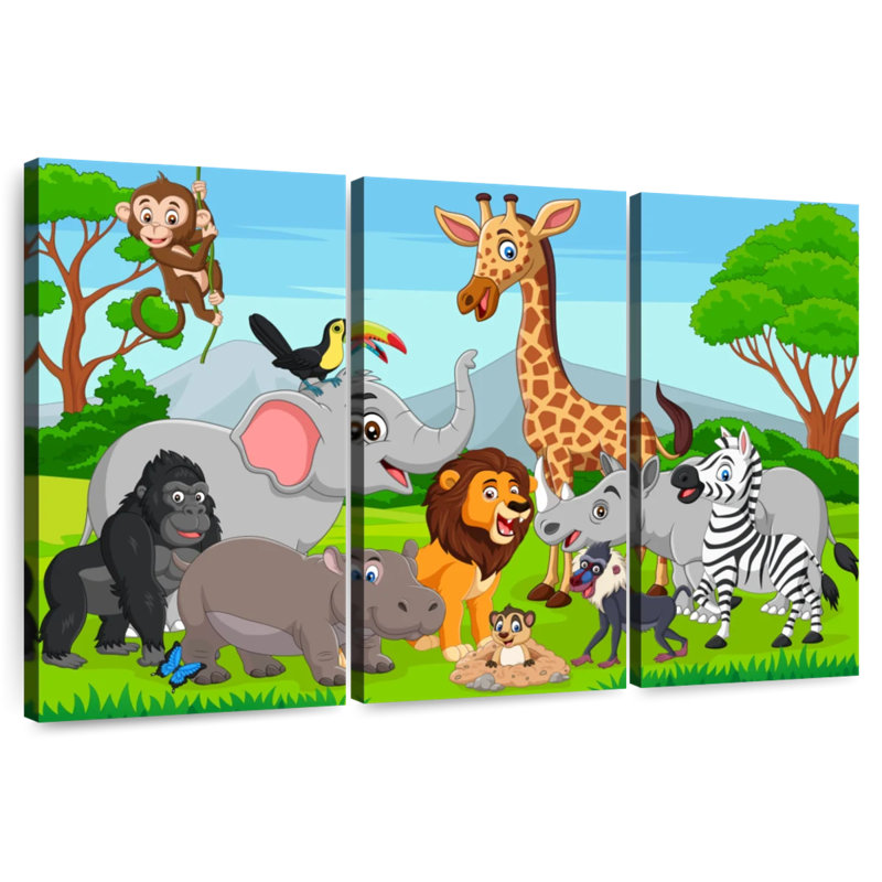 Caricature d'Ashelle pour enfants, H 24 po x l 38 po