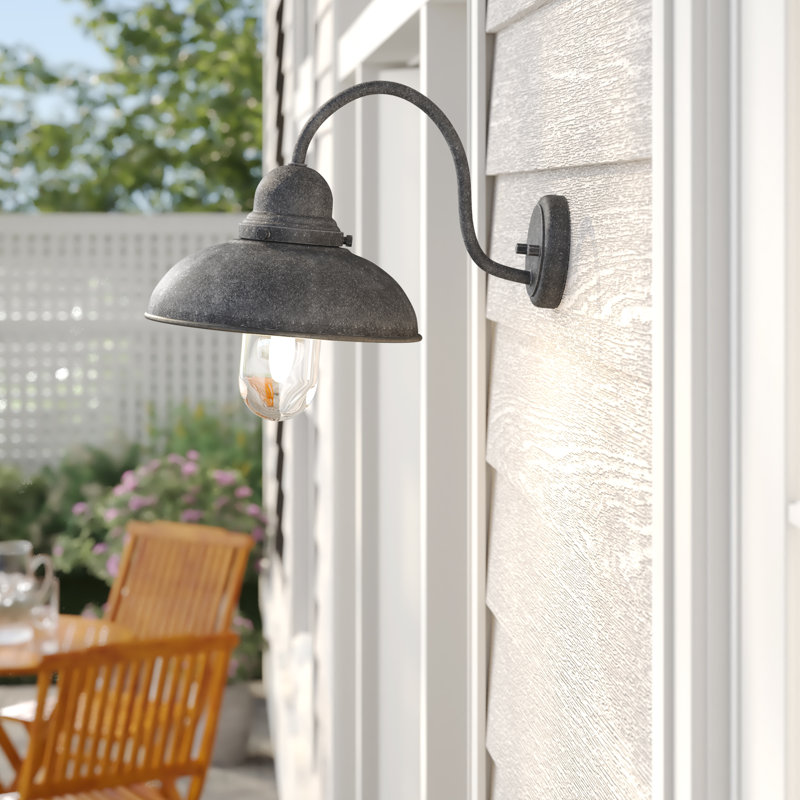 Aage Outdoor Barn Light, Aged Iron