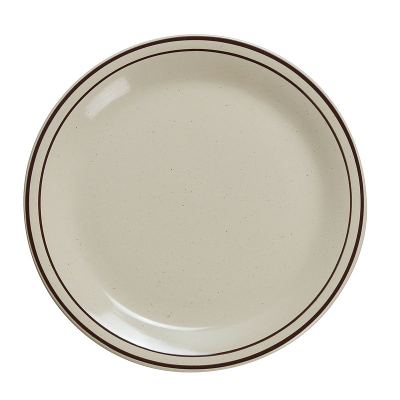  Brown Speckled 7" Salad Plate