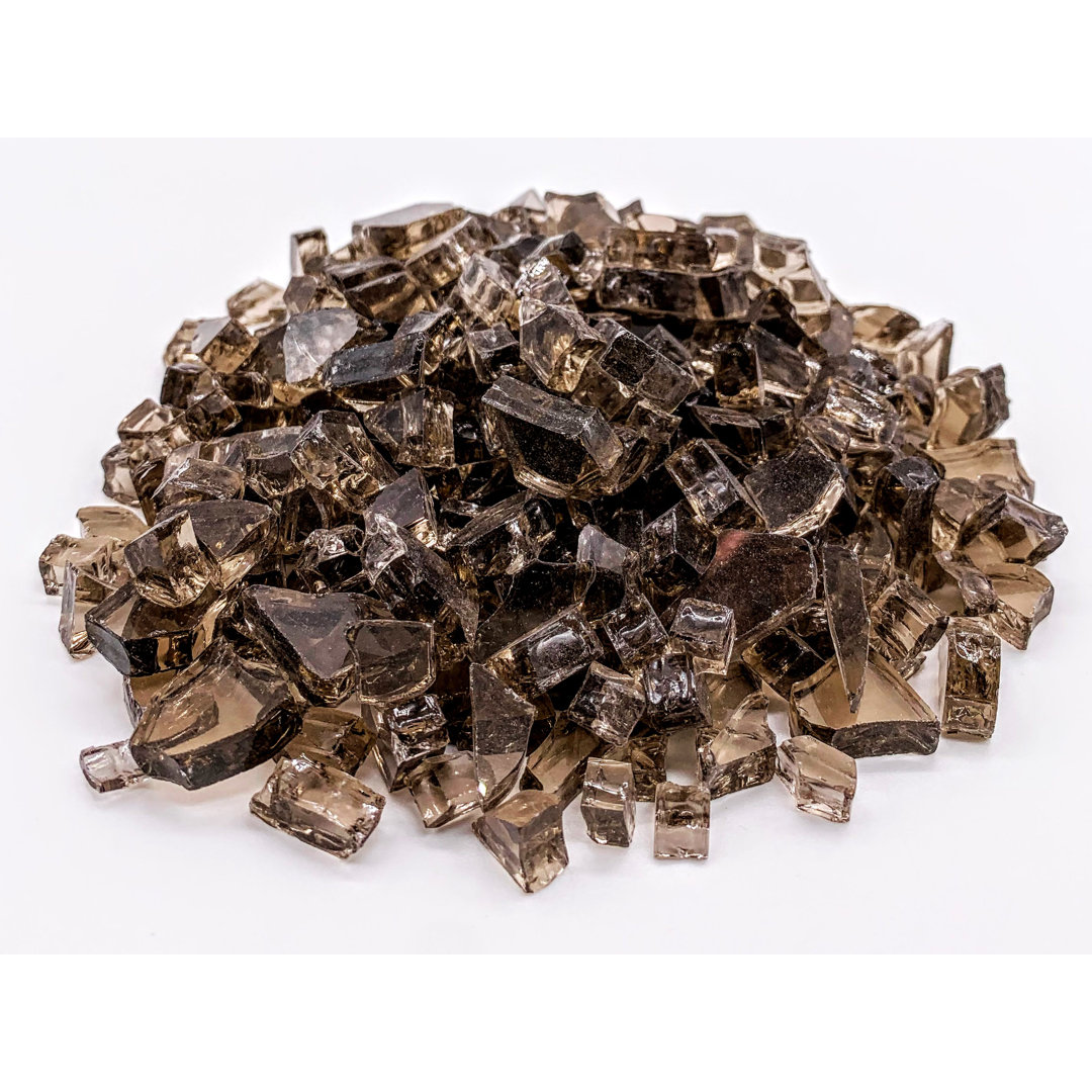 10 lb. Reflective Fire Pit Glass Element Fire Glass 