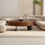 Table basse ronde de style antique
