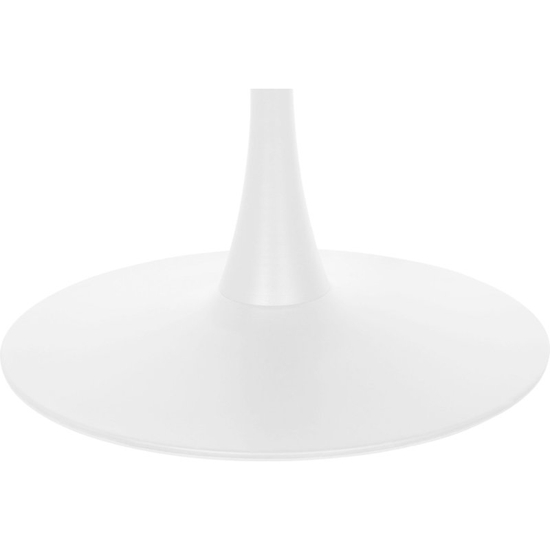 David Pedestal Dining Table, White, 76cmH x 100cmL x 100cmW