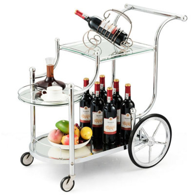 Nishant Serving Kitchen Bar Cart by Latitude Run