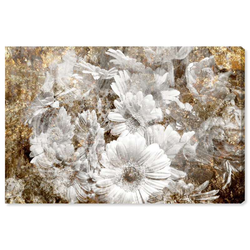 «Golden Daisies», impression sur toile, H 24 po x l 36 po x P 1,5 po