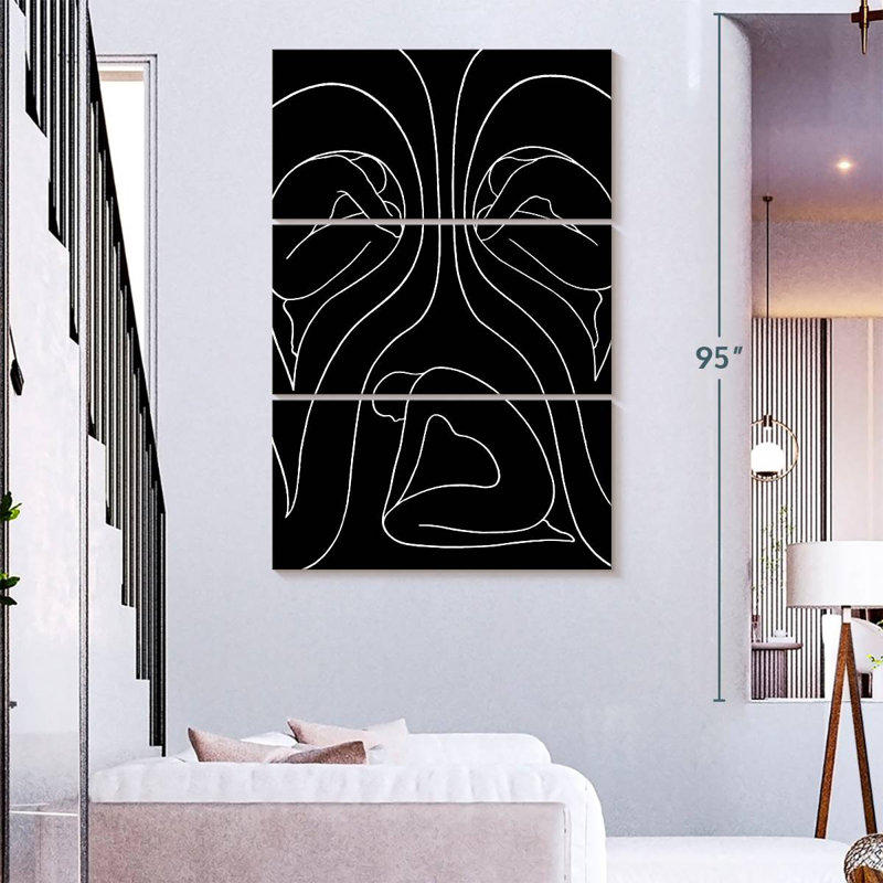 Kerrick Linear Meditation, 65" H x 42" W