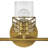 Della Three-Light Chevron Bath Vanity-65382724