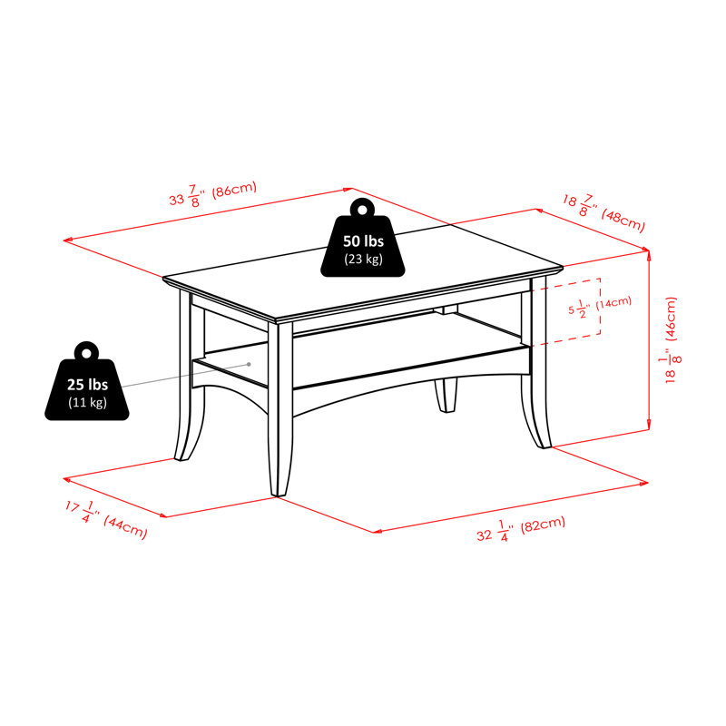 Bromsgrove Single Coffee Table
