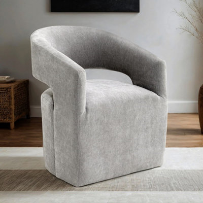 Chaise d'appoint à roulettes Maeve