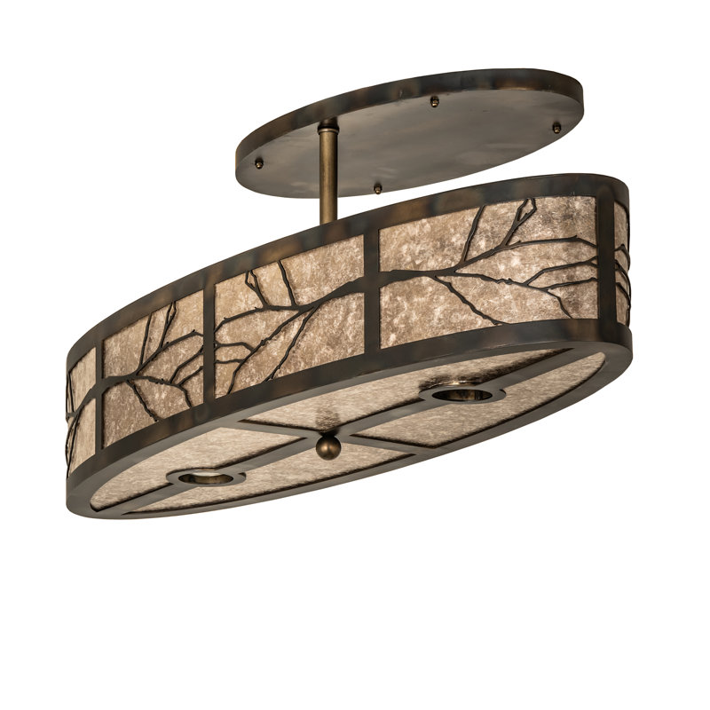 Luminaire suspendu géométrique 6 lumières Branches