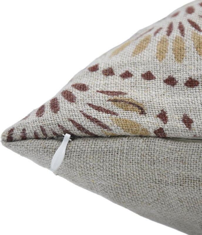Housse de coussin intérieur / extérieur Floral Linen, 14 po x 20 po