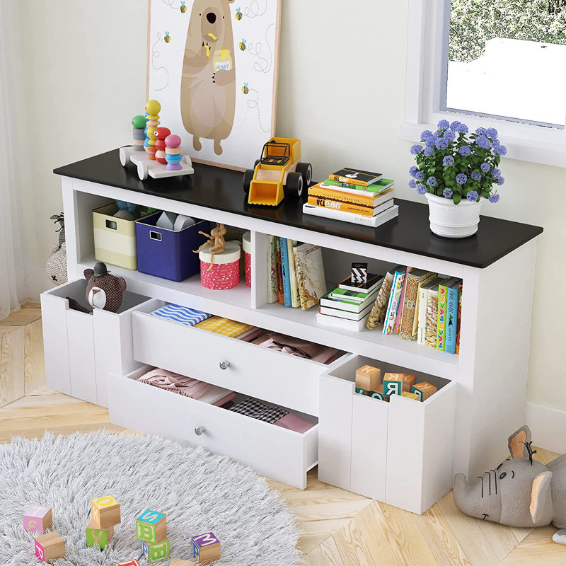 Organisateur de jouets avec bacs Kindig Isabelle & Max ™, Blanc