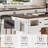Farmhouse-Style Rolling Kitchen Island With Drop Leaf, Built-In Charging Station, Glass-Panel Barn Doors, Adjustable Shelves, And Lockable Wheels For Flexible Storage And Workspace.-397291844