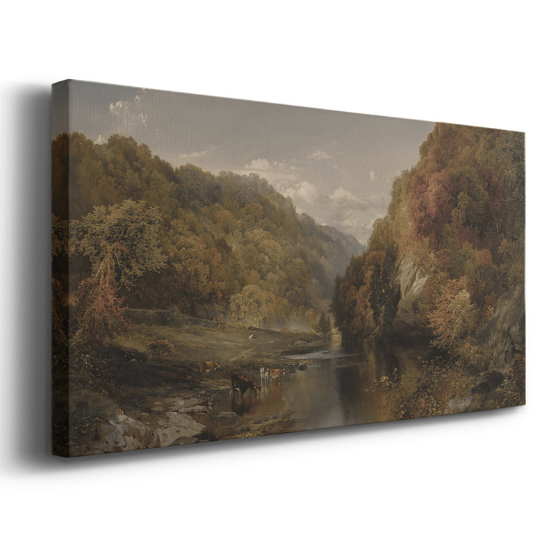 Série paysage - DCCLI - Toile tendue avec châssis encadré - Prêt à être accroché, H 21 po x l 41 po